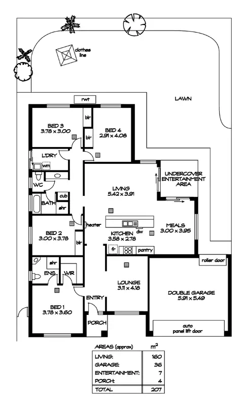 Floorplan of Homely house listing, 17 Carmine Ct, Parafield Gardens SA 5107