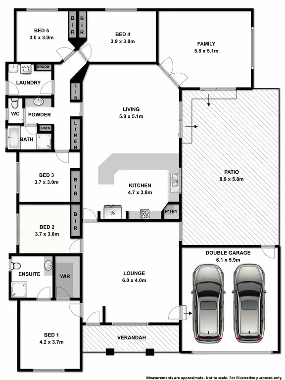 Floorplan of Homely house listing, 122 Emma Way, Glenroy NSW 2640