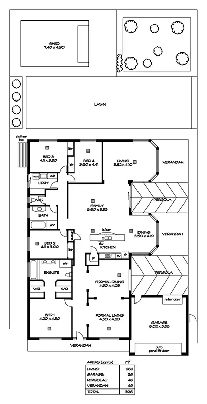 Floorplan of Homely house listing, 14 Trinity Way, Oakden SA 5086