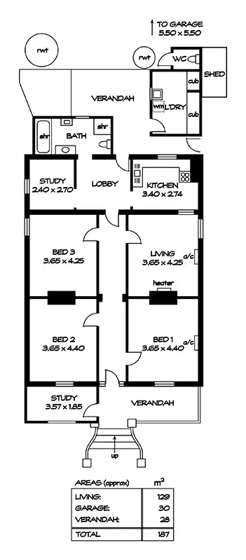 Floorplan of Homely house listing, 17 Toronto Street, Ovingham SA 5082