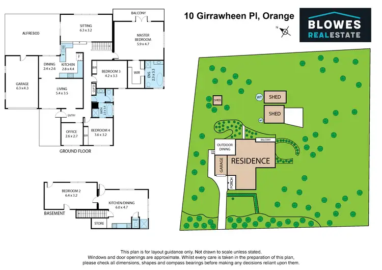 Floorplan of Homely house listing, 10 Girrahween Place, Orange NSW 2800