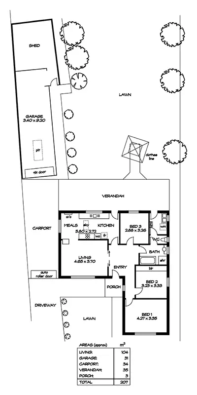 Floorplan of Homely house listing, 65 Lamont  Street, Renown Park SA 5008
