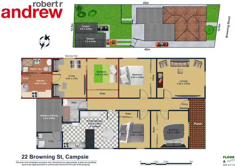 Floorplan of Homely house listing, 22 Browning Street, Campsie NSW 2194