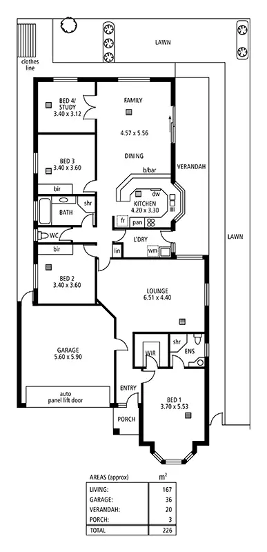 Floorplan of Homely house listing, 6 Mallard Crescent, Mawson Lakes SA 5095