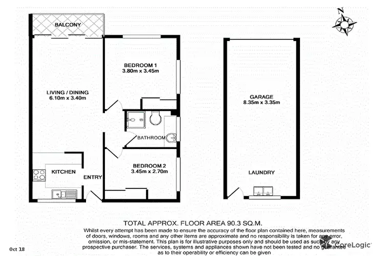 Floorplan of Homely unit listing, 1/18 Lambton Street, Annerley QLD 4103
