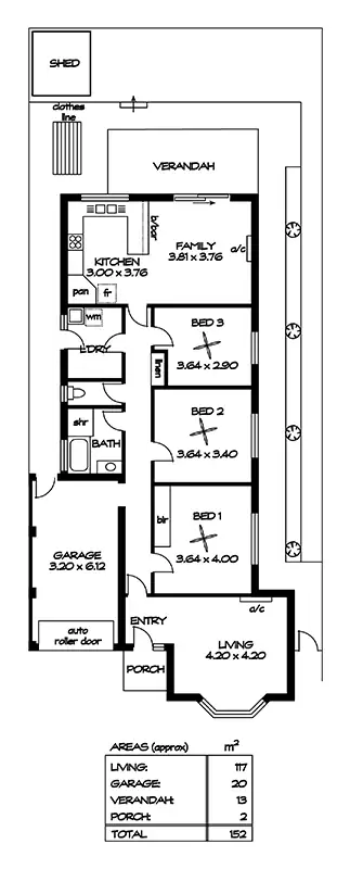 Floorplan of Homely house listing, 15 Dunbarton Crescent, Greenwith SA 5125