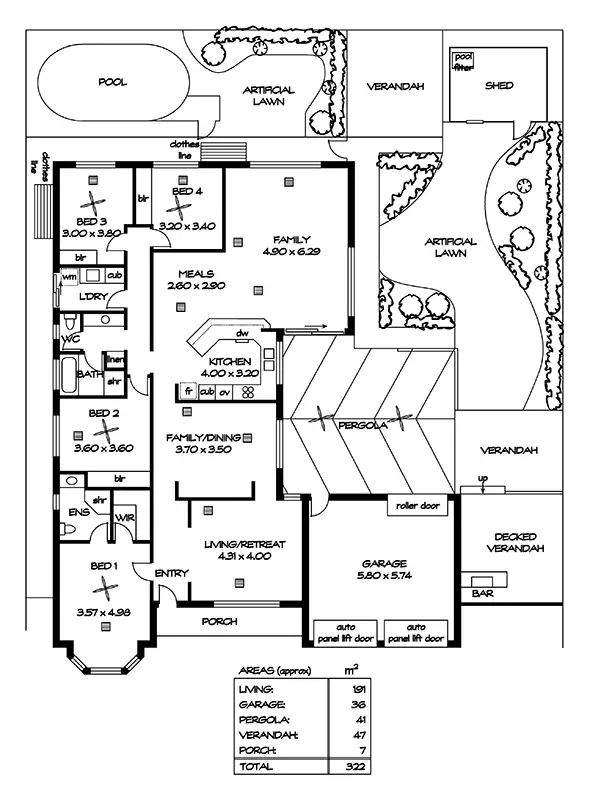 Floorplan of Homely house listing, 25 Stockman Place, Walkley Heights SA 5098