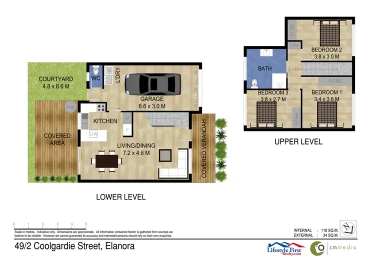 Floorplan of Homely townhouse listing, 49/2 Coolgardie Street, Elanora QLD 4221