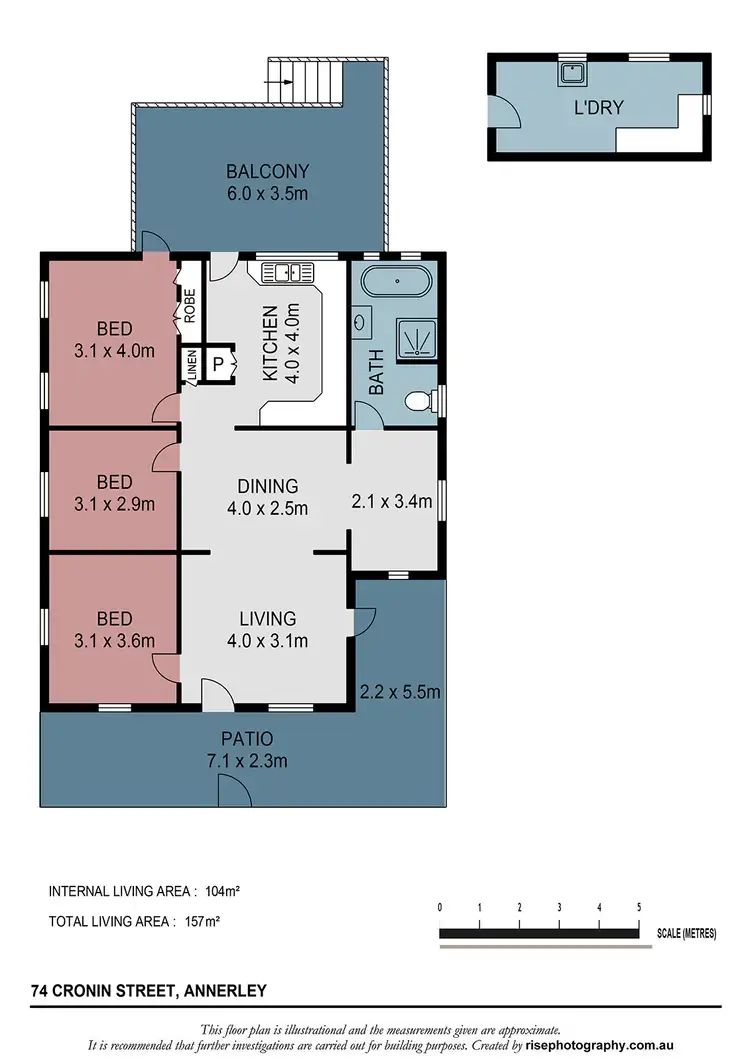 Floorplan of Homely house listing, 74 Cronin Street, Annerley QLD 4103