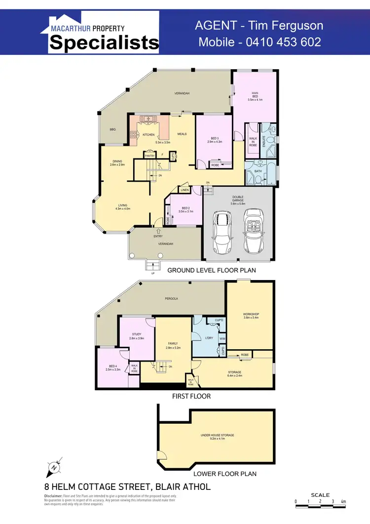 Floorplan of Homely house listing, 8 Helm Cottage Street, Blair Athol NSW 2560