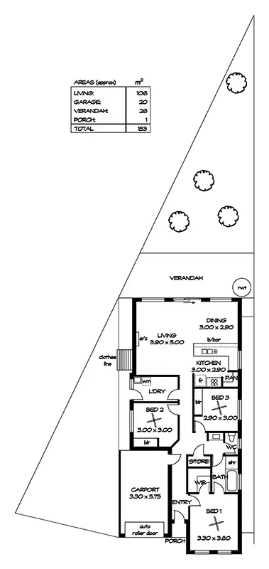 Floorplan of Homely house listing, 5A Kelway Crescent, Clearview SA 5085
