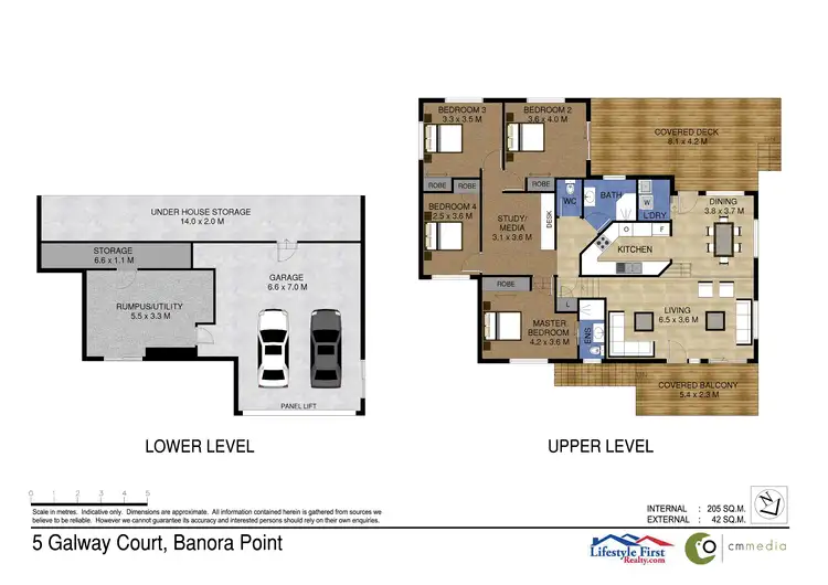 Floorplan of Homely house listing, 5 Galway Court, Banora Point NSW 2486