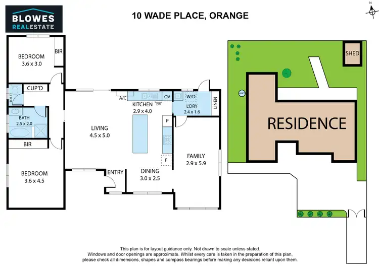 Floorplan of Homely house listing, 10 Wade Place, Orange NSW 2800
