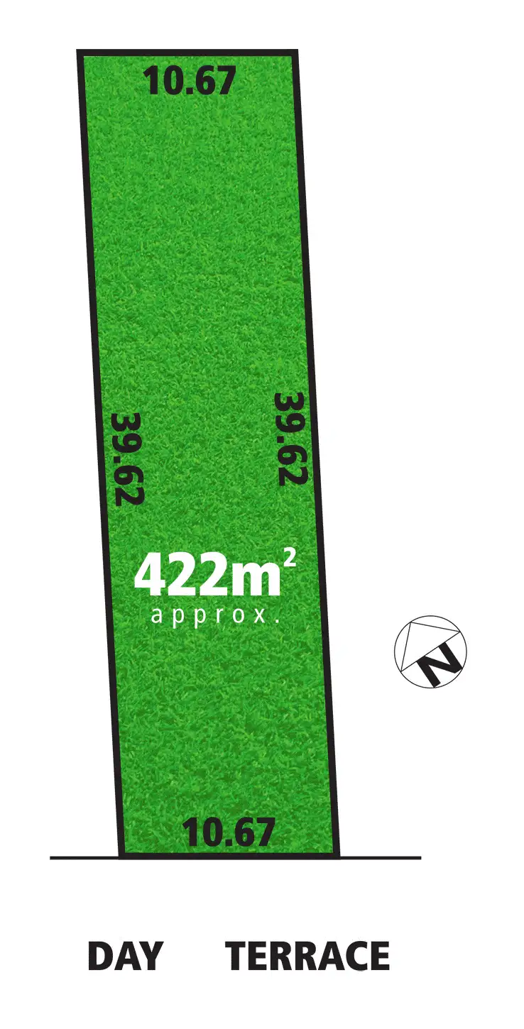 Floorplan of Homely land listing, 100A Day Terrace, West Croydon SA 5008