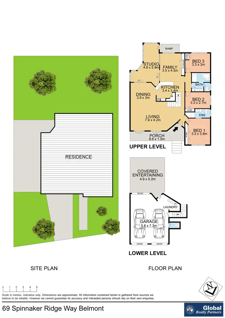Floorplan of Homely house listing, 69 Spinnaker Ridge Way, Belmont NSW 2280
