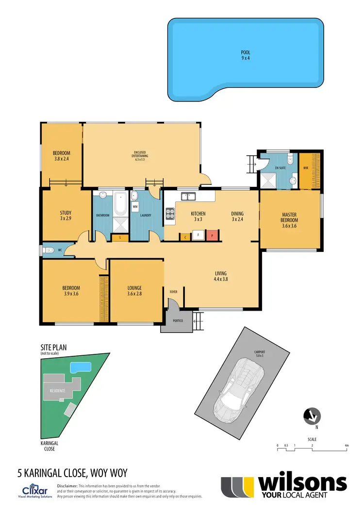 Floorplan of Homely house listing, 5 Karingal Cl, Woy Woy NSW 2256