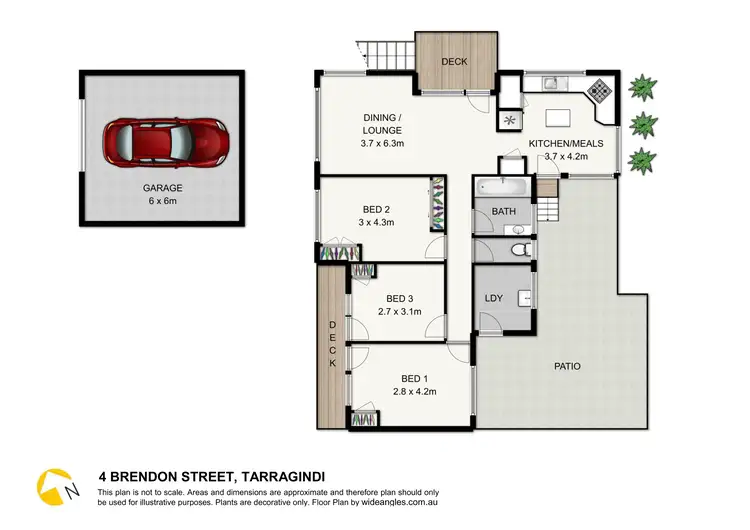 Floorplan of Homely house listing, 4 Brendon St, Tarragindi QLD 4121