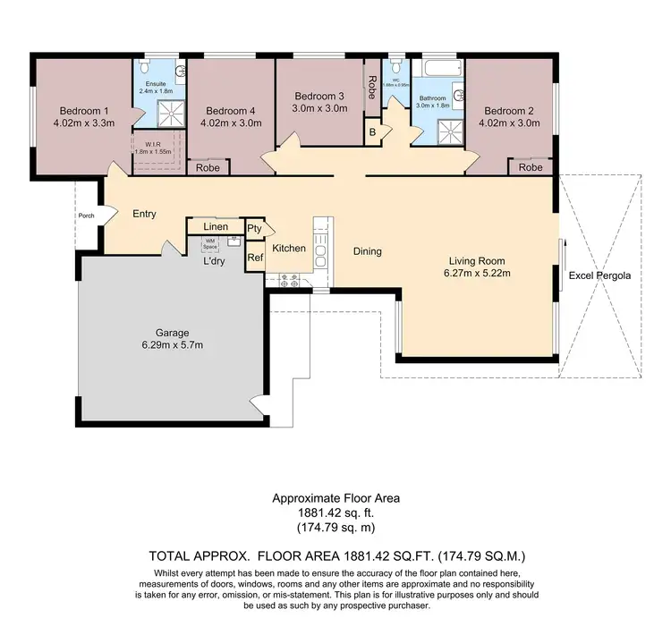 Floorplan of Homely house listing, 10 Flintwood St, Warner QLD 4500