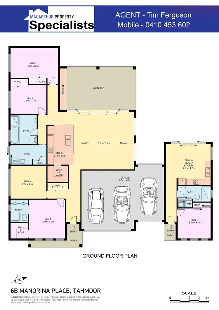 Floorplan of Homely house listing, 6B Manorina Place, Tahmoor NSW 2573