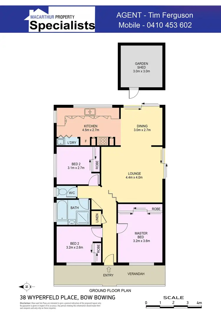 Floorplan of Homely house listing, 38 Wyperfeld Place, Bow Bowing NSW 2566