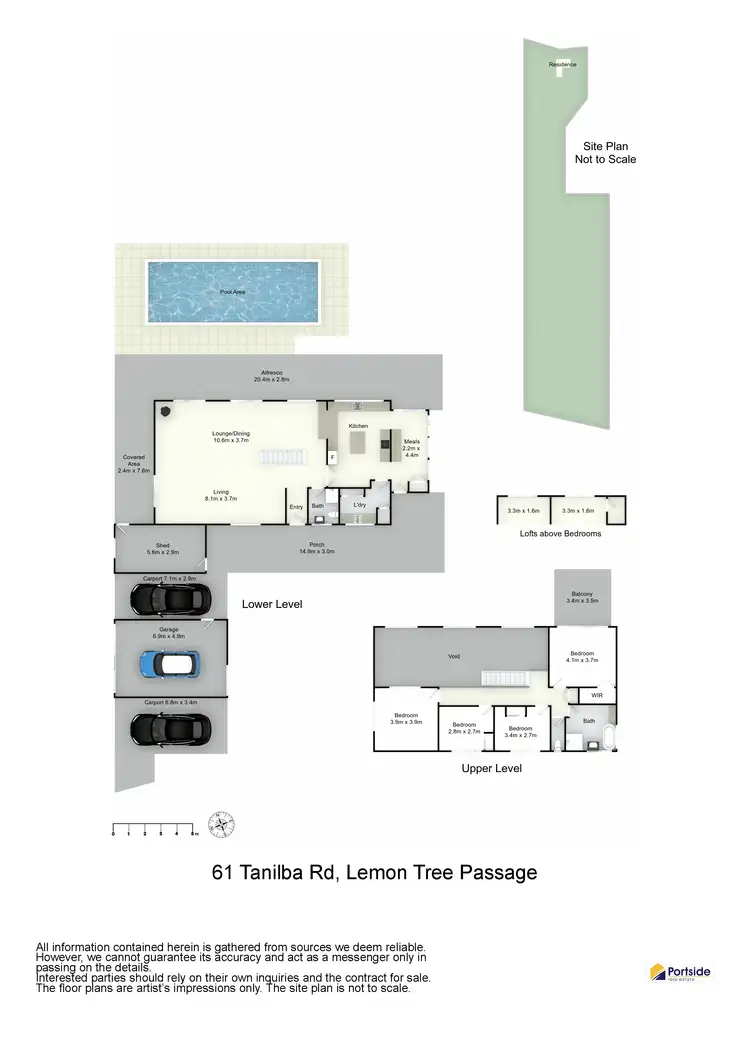 Floorplan of Homely rural property listing, 61 Tanilba Road, Lemon Tree Passage NSW 2319
