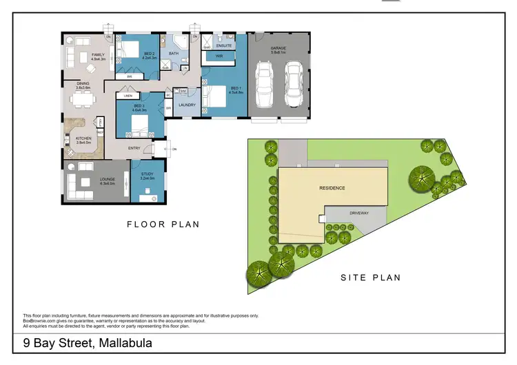 Floorplan of Homely house listing, 9 Bay Street, Mallabula NSW 2319