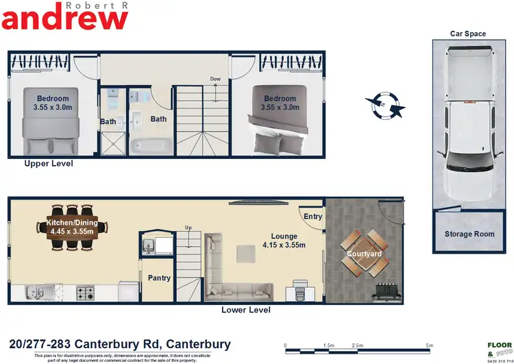 Floorplan of Homely apartment listing, 20/277-283 Canterbury Road, Canterbury NSW 2193