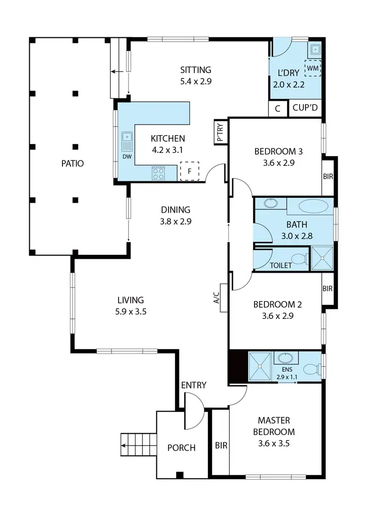 Floorplan of Homely house listing, 4 Linda Crescent, Orange NSW 2800