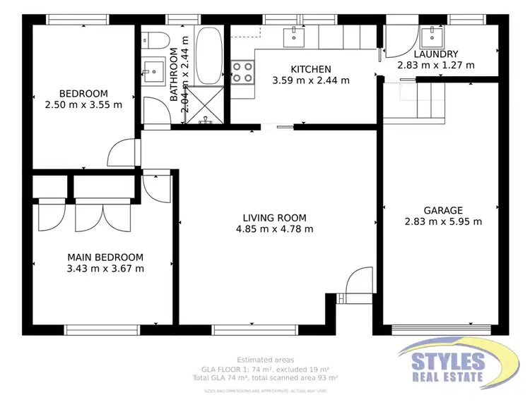 Floorplan of Homely unit listing, 2/124 Hutton Road, The Entrance North NSW 2261
