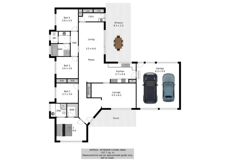 Floorplan of Homely house listing, 3 Menzies Street, West Wodonga VIC 3690