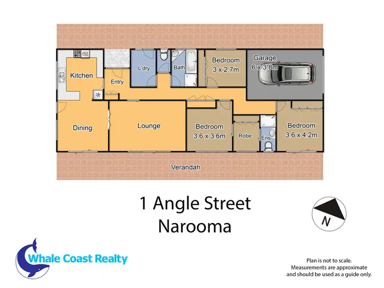 Floorplan of Homely house listing, 1 Angle St, Narooma NSW 2546