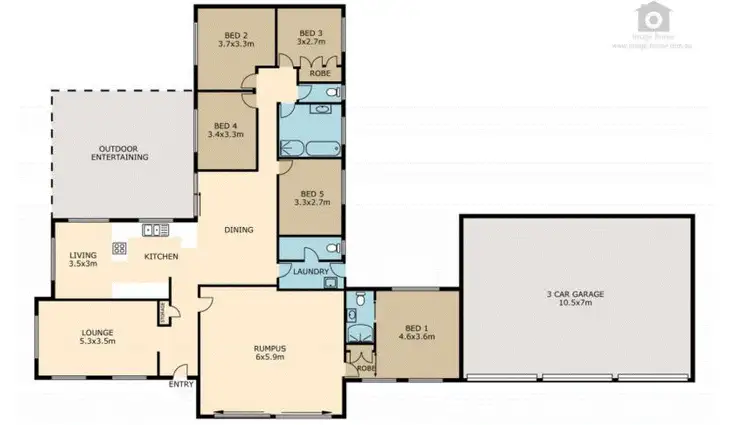 Floorplan of Homely rural property listing, 215 Duncan Road, Numulgi NSW 2480