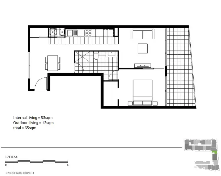 Floorplan of Homely apartment listing, M214 571 Pacific Highway, Belmont NSW 2280
