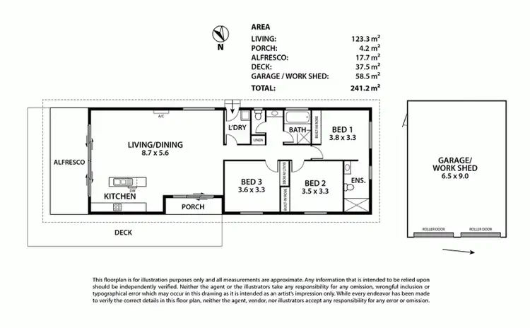 Floorplan of Homely house listing, 13 Hallett Street, Callington SA 5254