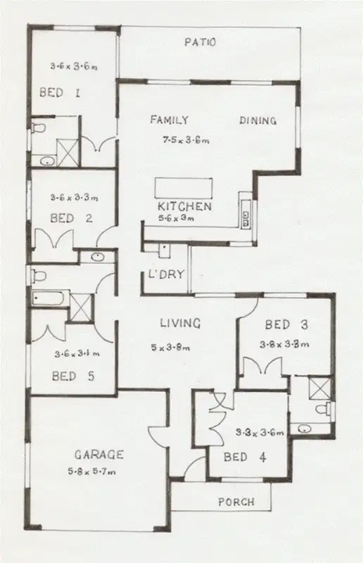 Floorplan of Homely house listing, 43 Osprey Drive, Yamba NSW 2464