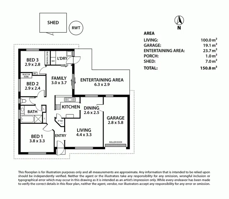 Floorplan of Homely house listing, 4 Alway Court, Meadows SA 5201