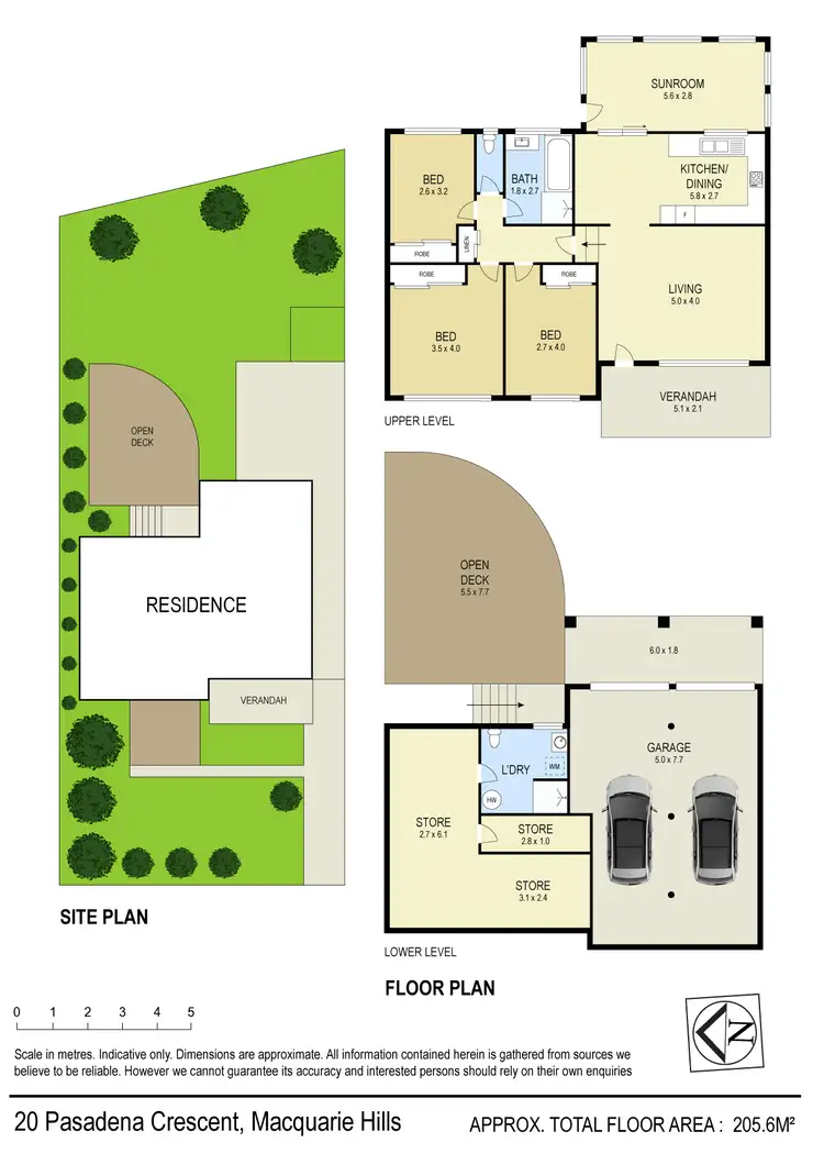 Floorplan of Homely house listing, 20 Pasadena Crescent, Macquarie Hills NSW 2285