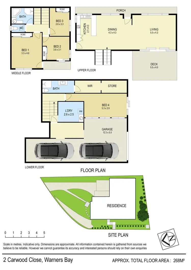 Floorplan of Homely house listing, 2 Carwood Close, Warners Bay NSW 2282