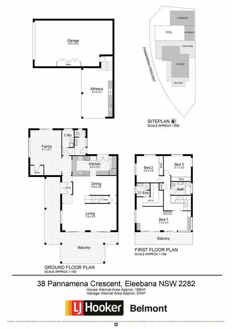 Floorplan of Homely house listing, 38 Pannamena Crescent, Eleebana NSW 2282