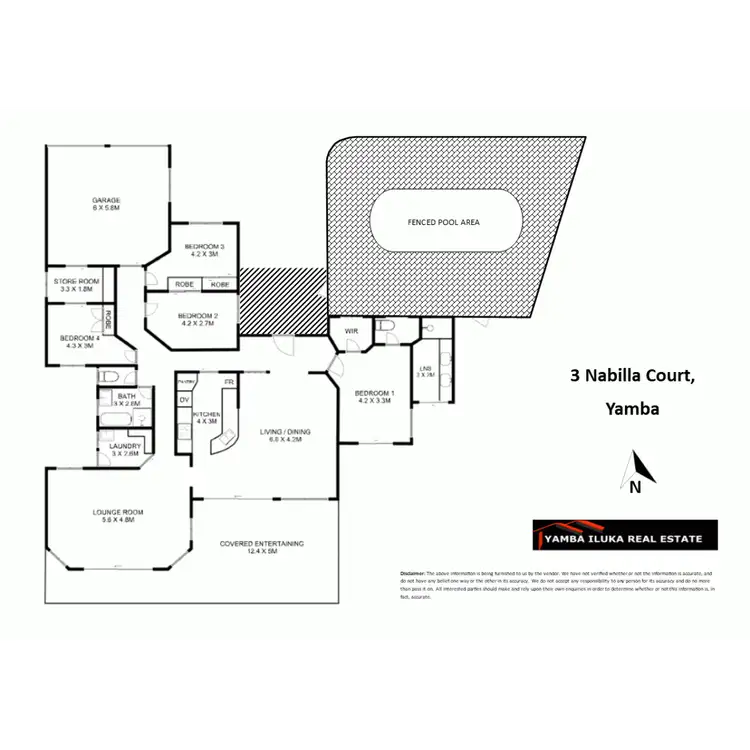 Floorplan of Homely house listing, 3 Nabilla Court, Yamba NSW 2464