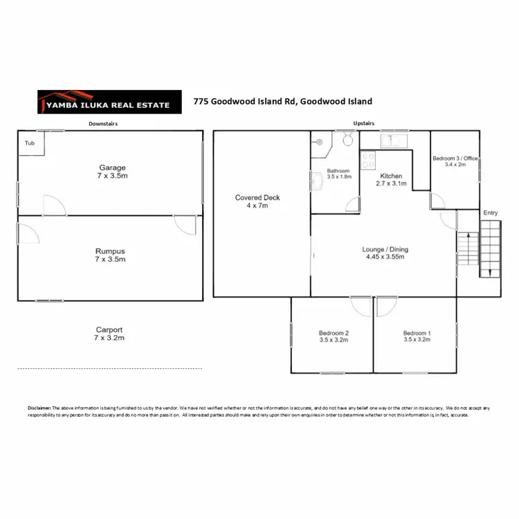 Floorplan of Homely house listing, 775 Goodwood Island Road, Goodwood Island NSW 2469