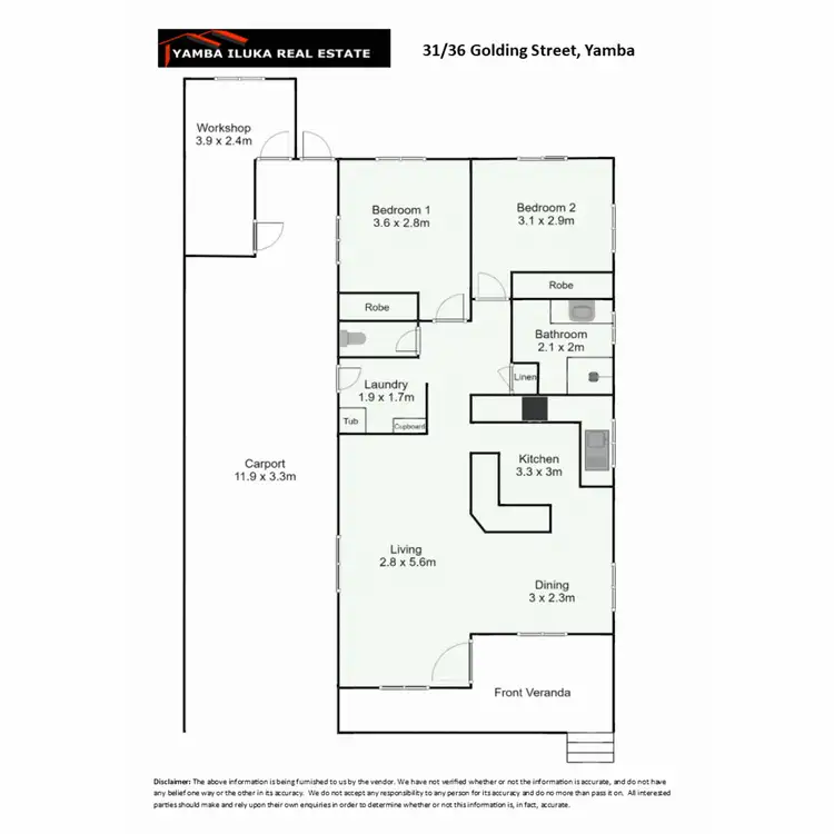 Floorplan of Homely other listing, 31/36 Golding Street, Yamba NSW 2464