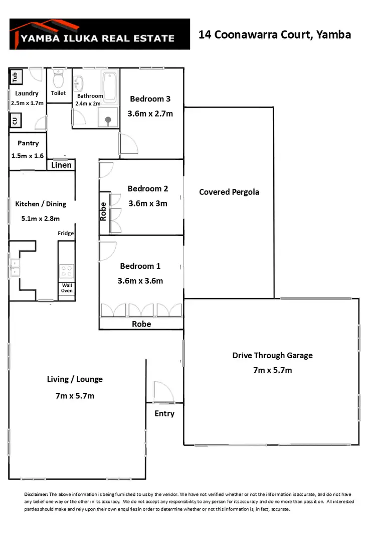 Floorplan of Homely house listing, 14 Coonawarra Court, Yamba NSW 2464