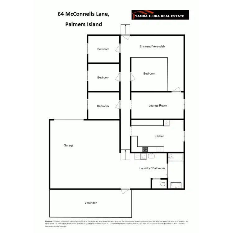 Floorplan of Homely house listing, 64 McConnells Lane, Palmers Island NSW 2463