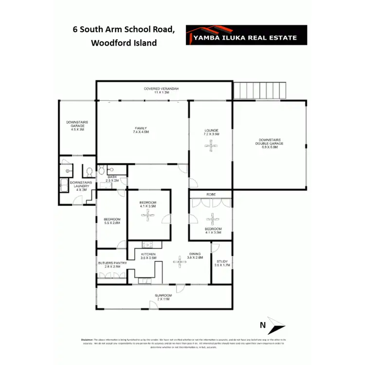 Floorplan of Homely house listing, 6 South Arm School Road, Woodford Island NSW 2463