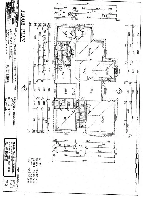 Floorplan of Homely house listing, 6 Teresa Close, Floraville NSW 2280