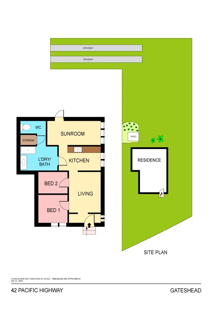 Floorplan of Homely house listing, 42 Pacific Highway, Gateshead NSW 2290