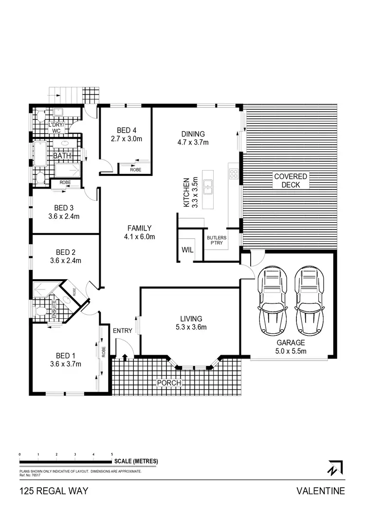 Floorplan of Homely house listing, 125 Regal Way, Valentine NSW 2280