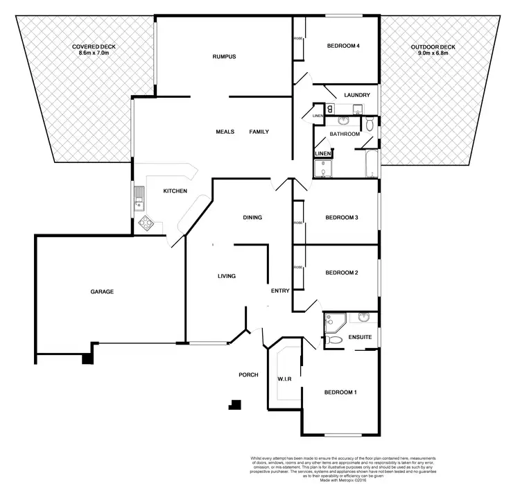 Floorplan of Homely house listing, 12 Whipbird Way, Belmont NSW 2280