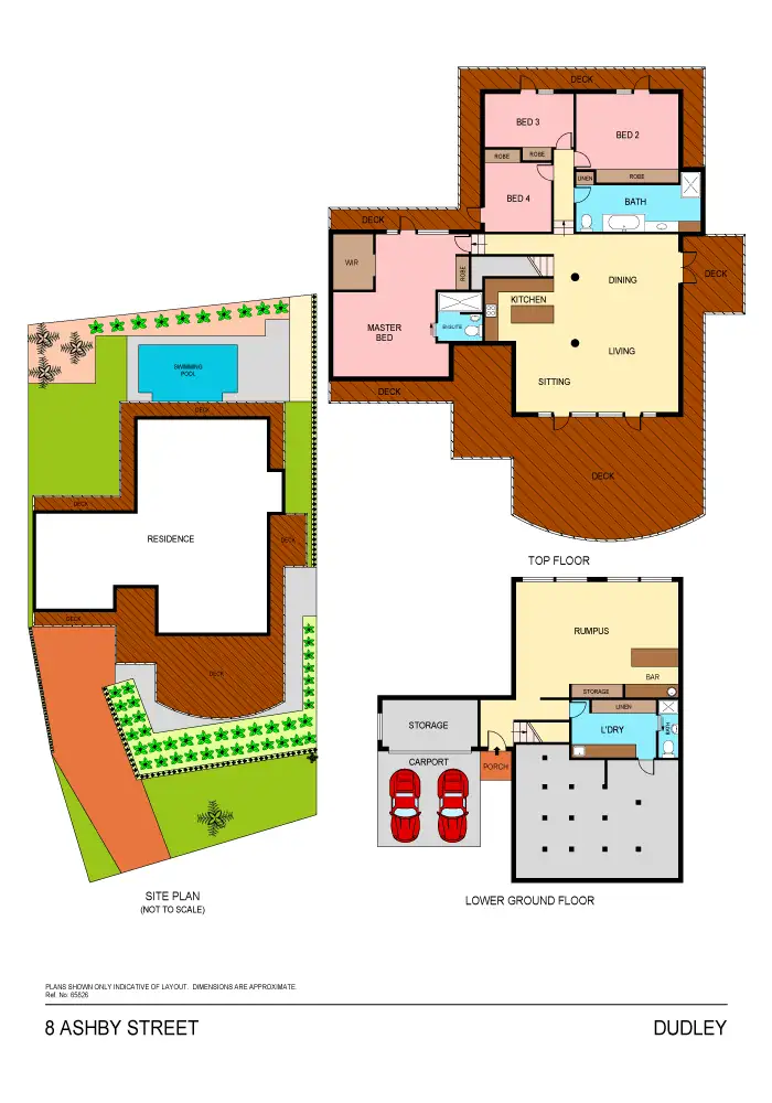 Floorplan of Homely house listing, 8 Ashby Street, Dudley NSW 2290